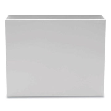 Poppin Plastic File Box, Letter Files, 3.75 X 12.25 X 9.75, White freeshipping - TVN Wholesale